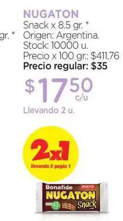 Farmacity Nugaton Snack 8.5gr oferta