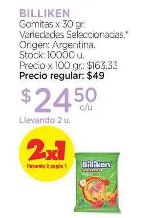 Billiken Gomitas 30gr