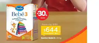 Farmacity Sancor Bebé 3 x 800g oferta
