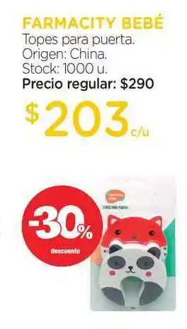 Farmacity Bebé Topes Para Puerta