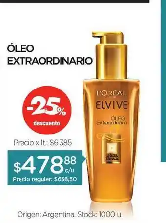 Farmacity Elvive óleo Extraordinario oferta