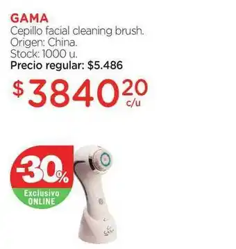 Farmacity Gama Cepillo Facial Cleaning Brush oferta