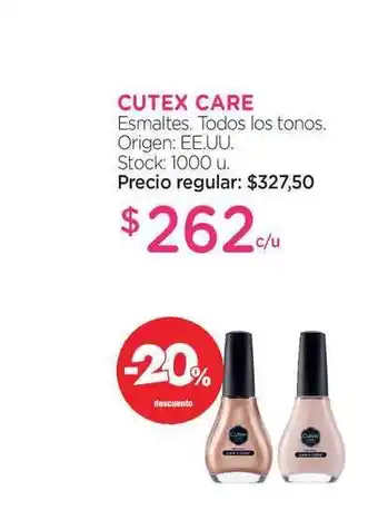 Farmacity Cutex Care Esmaltes oferta