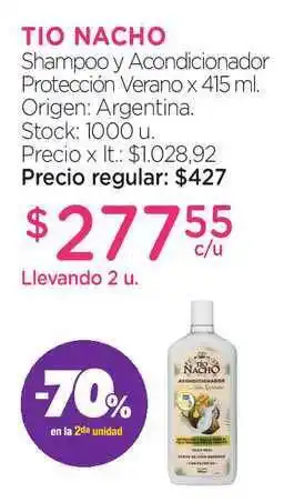 Farmacity Tio Nacho Shampoo Y Acondicionador Protección Verano 415ml oferta