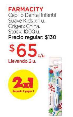 Farmacity Farmacity Cepillo Dental Infantil Suave Kids oferta