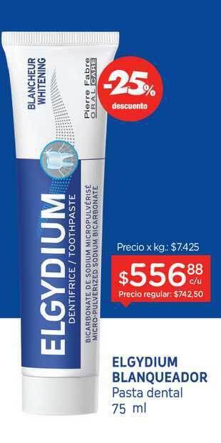 Farmacity Elgydium Blanqueador Pasta Dental 75ml oferta