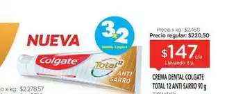 Farmacity Crema Dental Colgate Total 12 Anti Sarro oferta