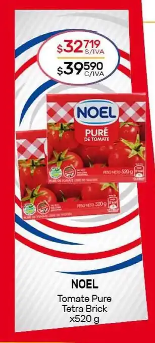 Nini Mayorista Noel Tomate Pure Tetra Brick x520 g oferta