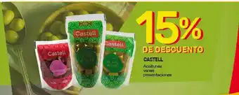 Nini Mayorista Castell Aceitunas varias presentaciones oferta