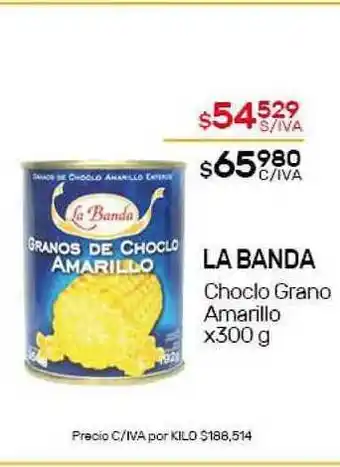 Nini Mayorista La Banda Choclo Grano Amarillo x300 g oferta