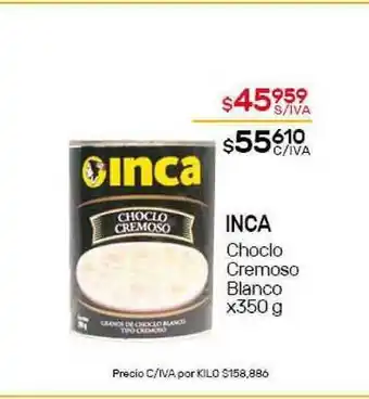 Nini Mayorista Inca Choclo Cremoso Blanco x350 g oferta