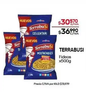 Nini Mayorista Terrabusi Fideos x500 g oferta