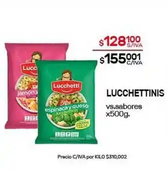 Nini Mayorista Lucchettinis vs. sabores x500 g oferta
