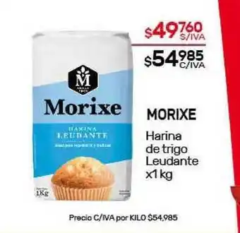 Nini Mayorista Morixe Harina de trigo leudante x1 kg oferta