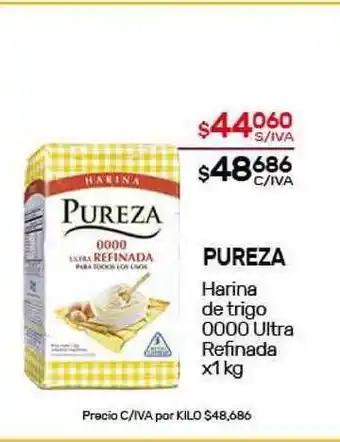 Nini Mayorista Pureza Harina de Trigo 0000 Ultra Refinada x1 kg oferta