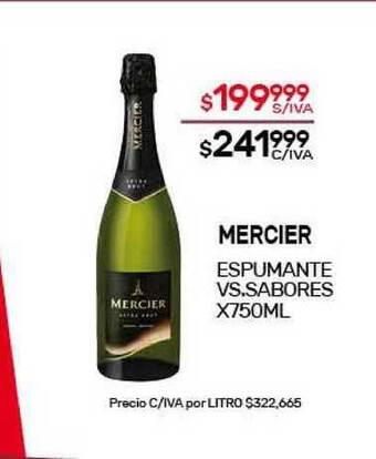 Nini Mayorista Mercier Espumante vs. sabores x750ml oferta