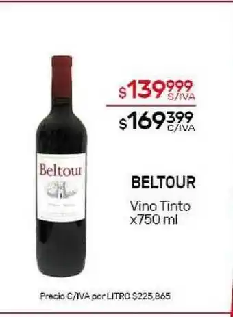Nini Mayorista Beltour Vino Tinto x750 ml oferta