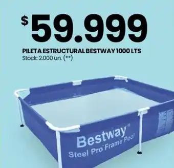 Changomas PILETA ESTRUCTURAL BESTWAY 1000 LTS oferta