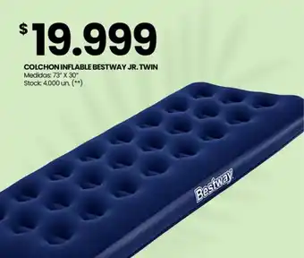 Changomas COLCHON INFLABLE BESTWAY JR. TWIN Medidas: 73" x 30" oferta