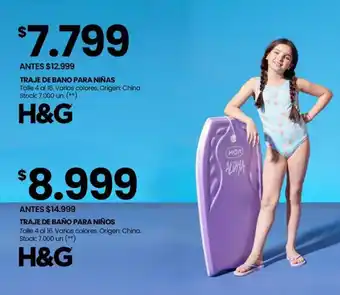 Changomas TRAJE DE BANO PARA NIÑAS Talle 4 al 16 Varios colores oferta