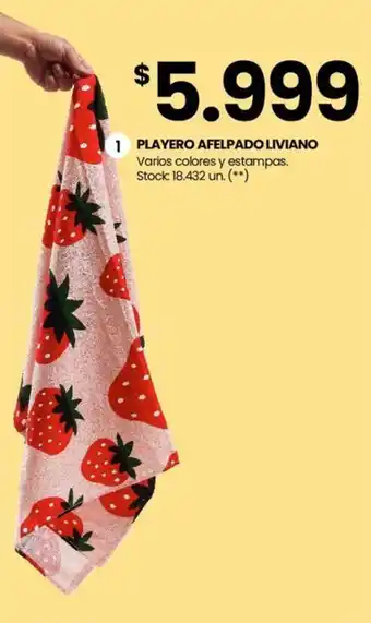 Changomas PLAYERO AFELPADO LIVIANO Varios colores y estampas oferta