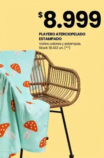 Changomas PLAYERO ATERCIOPELADO ESTAMPADO Varios colores y estampas oferta