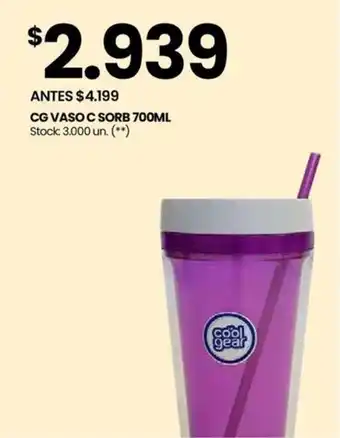 Changomas CG VASO C SORB 700ML oferta