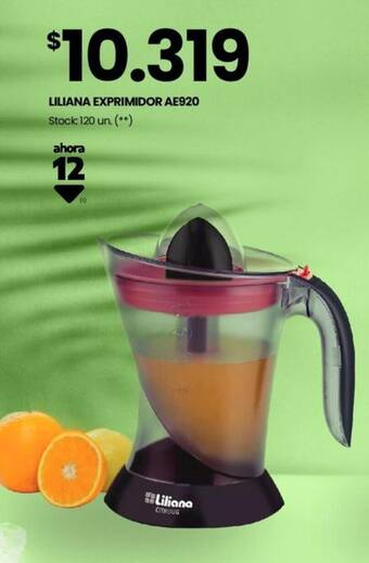 Changomas LILIANA EXPRIMIDOR AE920 oferta