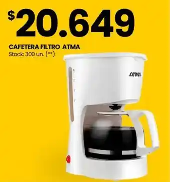 Changomas CAFETERA FILTRO ATMA oferta