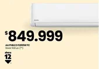 Changomas AA PHILCO 5200W FC oferta