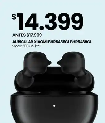 Changomas AURICULAR XIAOMI BHR5489GL BHR5489GL oferta