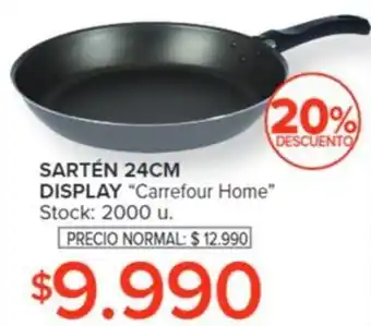 Carrefour SARTÉN 24CM DISPLAY "Carrefour Home" oferta