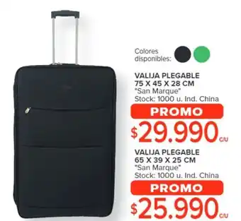 Carrefour VALIJA PLEGABLE 75 X 45 X 28 CM "San Marque" oferta