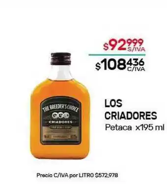 Los Criadores Petaca x195 ml