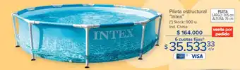 Carrefour Pileta estructural "Intex" oferta