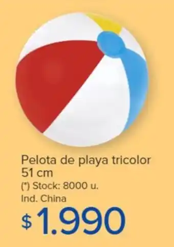 Carrefour Pelota de playa tricolor 51 cm oferta