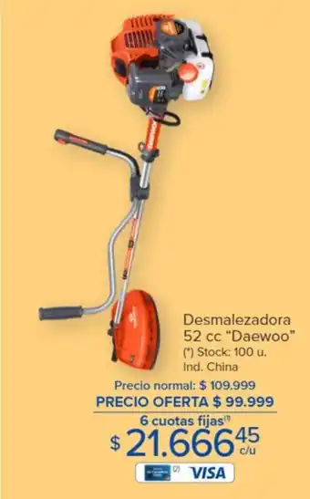 Carrefour Desmalezadora 52 cc "Daewoo” oferta
