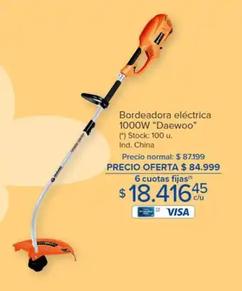 Carrefour Bordeadora eléctrica 1000W "Daewoo" oferta