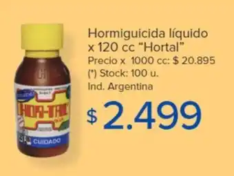 Carrefour Hormiguicida líquido x 120 cc "Hortal" oferta