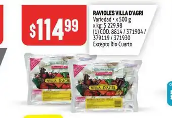 Makro Ravioles Villa D'Agri x 500g oferta