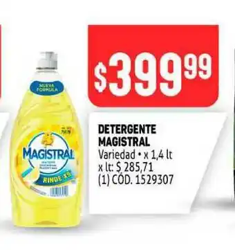 Makro Detergente Magistral x 1,4lt oferta