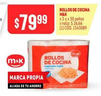 Makro Rollos De Cocina M&k x 3u oferta