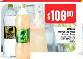Makro Gaseosa Paso De Los Toros x 1,5lt oferta