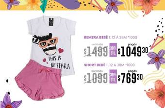 La Anonima Remera Bebé O Short Bebé oferta