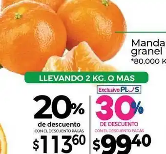 La Anonima Manda Granel oferta
