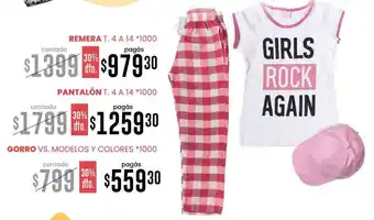 La Anonima Remera, Pantalón O Gorro oferta
