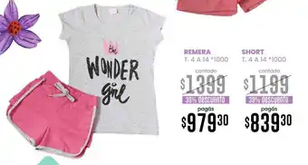 La Anonima Remera T.4 A 14 1000 O Short T. 4 A 14 1000 oferta