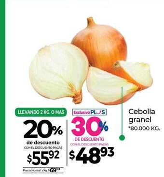 La Anonima Cebolla Granel oferta