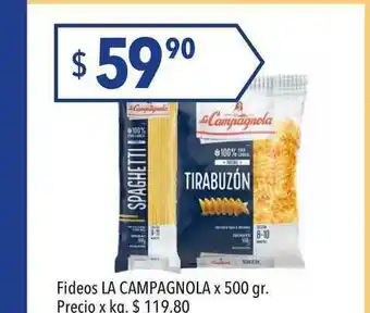 Hergo Fideos La Campagnola x 500gr oferta