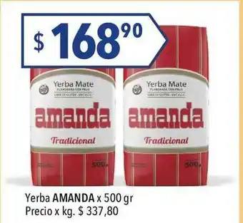 Hergo Yerba Amanda x 500gr oferta